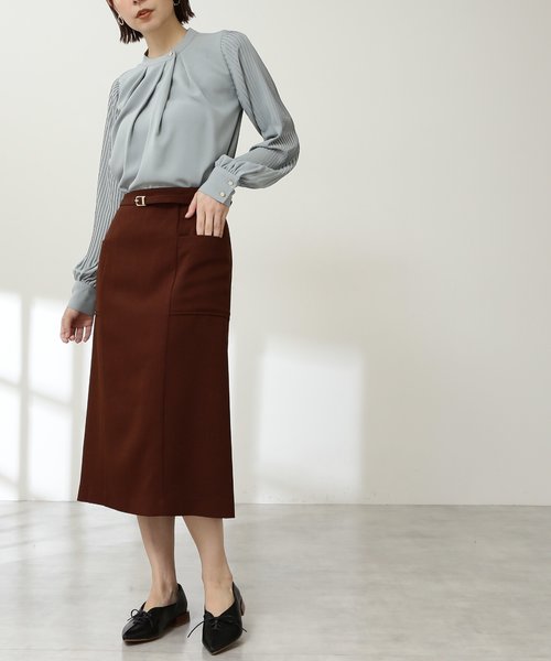 ベルト付ポケットタイトスカート《S Size Line》 | N. NATURAL BEAUTY