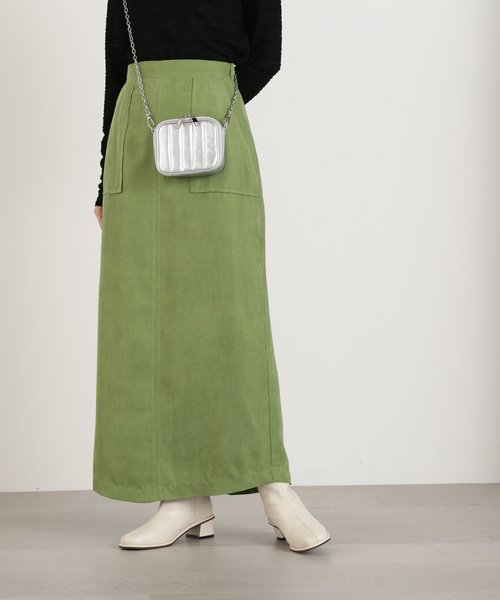 ハイウエストピーチロングタイトスカート《S Size Line》 | N. NATURAL