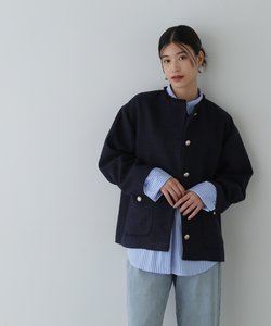 ノーカラーツイードブルゾン《WEB限定商品》《S Size Line》 24AW