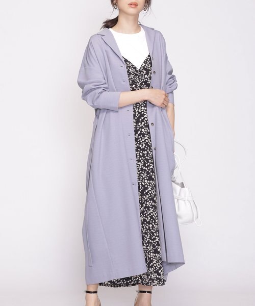 ベルテッドライトコートワンピース Nano Universe ナノ ユニバース の通販 Mall