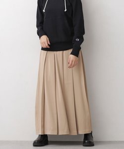 WEB限定／タックプリーツマキシスカート