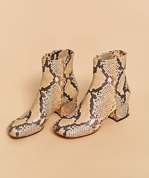 PELLICO／PYTHON FRONTE SHORT BOOTS