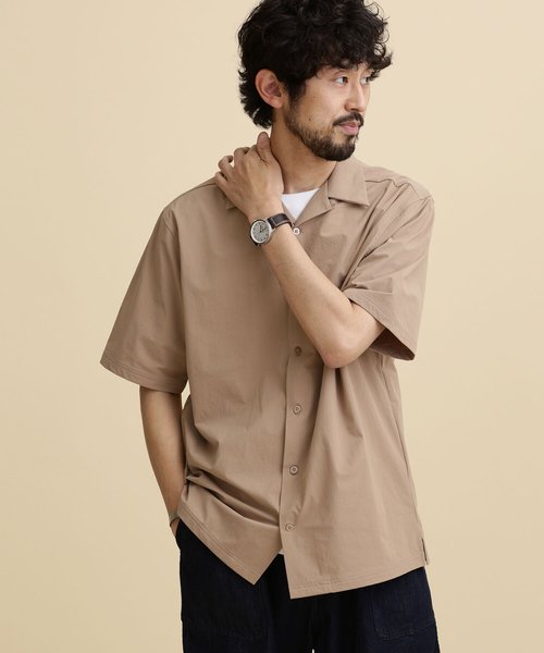 LB.04／イージーケアオープンカラーシャツ 半袖