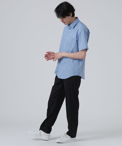 LB.03／「ICE FLOW LINEN」レギュラーカラーシャツ 半袖 | nano