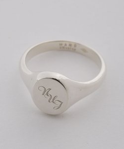 LB.03／[NU jewelry]イニシャルシグネットピンキーリング