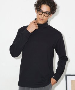 Anti Soaked 汗染み防止 スムースタートルネックTシャツ 長袖