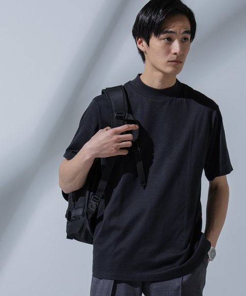 Anti Soaked(R)汗染み防止 モックネックTシャツ