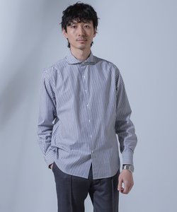 「N SHIRTS」AntiSoaked(R)汗染み防止ホリゾンタルカラーシャツ長袖