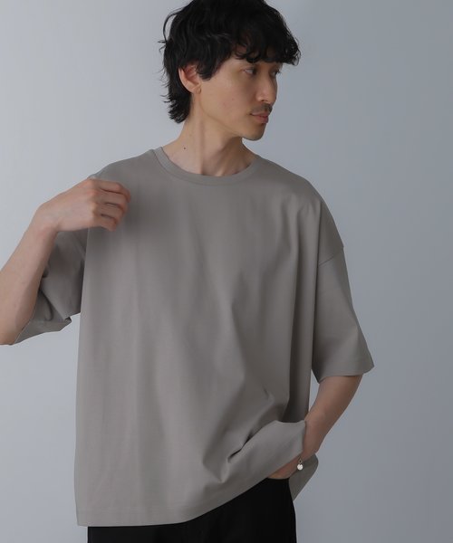 WEB限定／アンチスメル ルーズクルーネックTシャツ 半袖