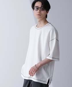 WEB限定／配色ステッチビックワッフルTシャツ 半袖