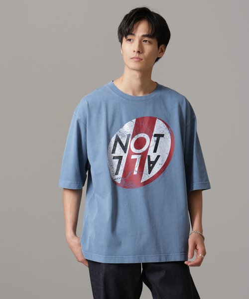 「NOT ALL」オーバーダイTシャツ 半袖