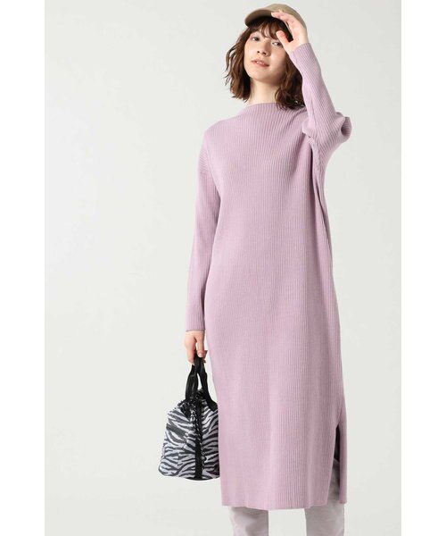 サイドスリットニットワンピース Rosebud ローズバッド の通販 Mall