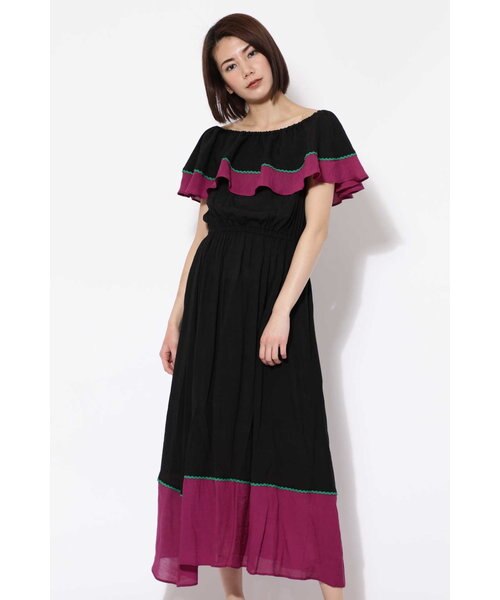 オフショルダーロングワンピース Rosebud ローズバッド の通販 Mall
