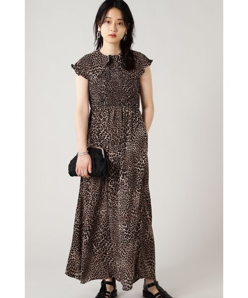 レオパード柄ワンピース Rosebud ローズバッド の通販 Mall