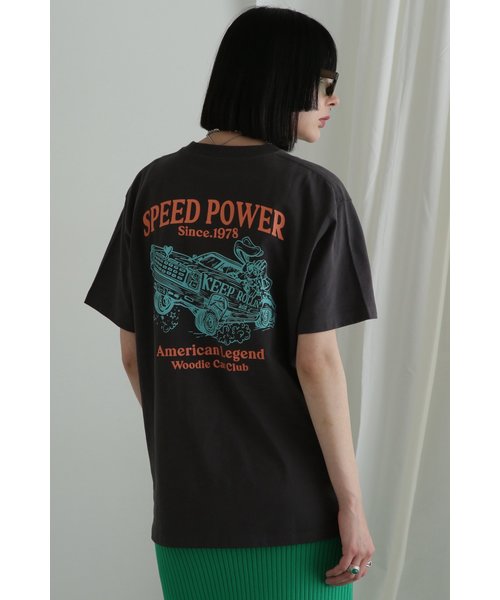 クラシックカーイラストTシャツ