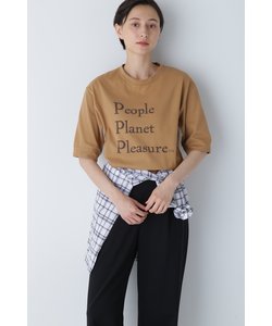 コーヒー染めロゴＴシャツ