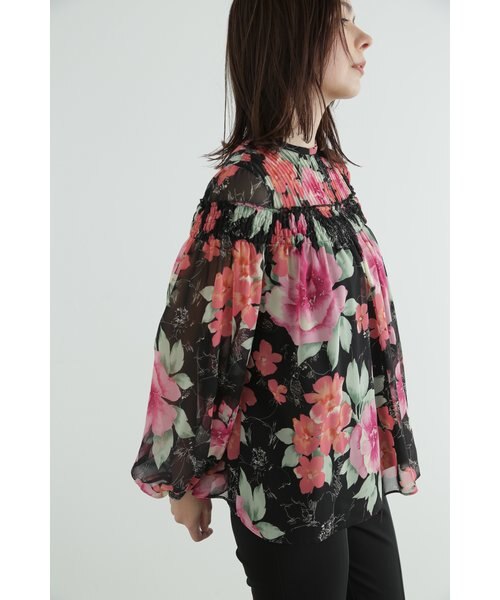 アートフラワープリントブラウス | JILL STUART（ジルスチュアート）の