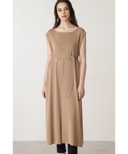 フロントスリットロングニットワンピース Pinky Dianne ピンキーアンドダイアン の通販 Mall