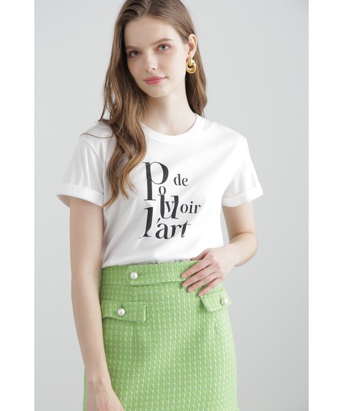 ◆Pouvoir de l’art　ロゴＴシャツ