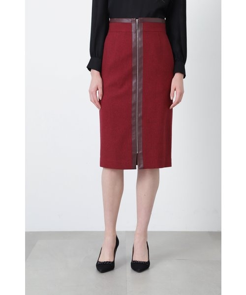 ◇ウールフラノウエストメタルスカート | PINKY&DIANNE（ピンキー  