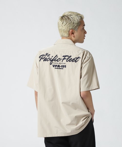 パシフィック フリート ワークシャツ／PACIFIC FLEET WORK SHIRT