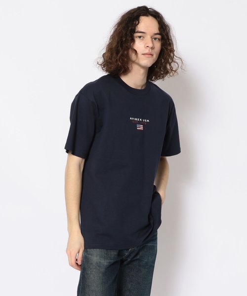 ブロック ロゴ Tシャツ／BLOCK LOGO T-SHIRT | AVIREX（アヴィレックス
