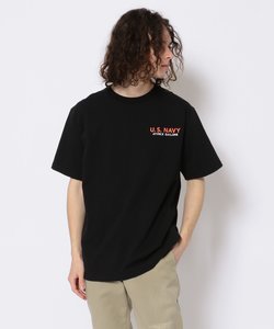 ナバル シーチィング パッチド Tシャツ／NAVAL SHEETING PATCHED T-SHIRT