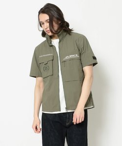 ファンクショナル スタンドジップシャツ／S／S FUNCTIONAL STAND ZIP SHIRT