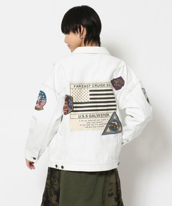 トップガン デニムジャケット タイプブルー／ TOP GUN DENIM JACKET TYPE BLUE