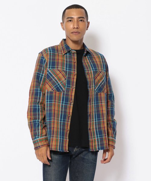 《DAILY／デイリー》COTTON FLANNEL CHECK SHIRT／コットン フランネル チェックシャツ