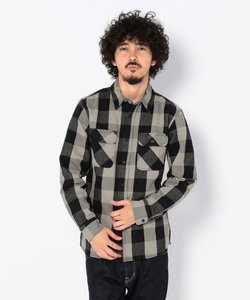 《DAILY／デイリー》DAILY FLANNEL／ デイリー フランネル ブロックチェックシャツ