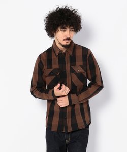 《DAILY／デイリー》DAILY FLANNEL／ デイリー フランネル ブロックチェックシャツ