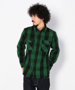 《DAILY／デイリー》DAILY FLANNEL／ デイリー フランネル ブロックチェックシャツ