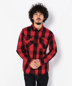 《DAILY／デイリー》DAILY FLANNEL／ デイリー フランネル ブロックチェックシャツ