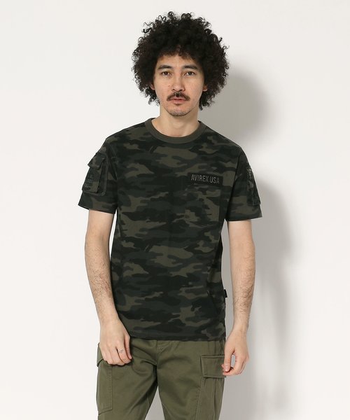 迷彩 ファティーグ TシャツS／S CAMOUFLAGE FATIGUE T-SHIRT