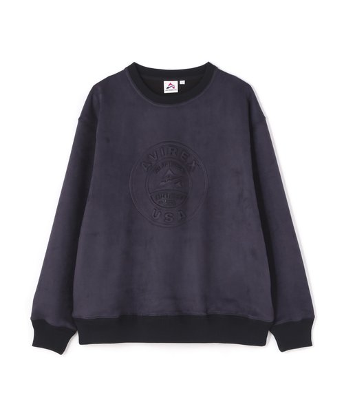 直営店限定》EMBOSS CREW NECK SHIRT ／ エンボス クルーネック シャツ