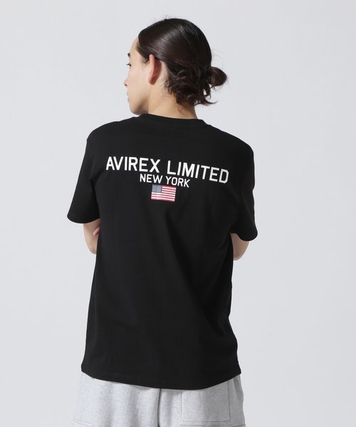 《WEB&DEPOT限定》SHORT SLEEVE CREW NECK T-SHIRT 'AVIREX LIMITED NY' 