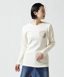 L／S MINI WAFFLW POCKET T-SHIRT／ ミニワッフルポケットTシャツ