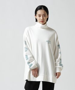 ≪WEB&DEPOT限定≫SWEAT SLEEVE PRINT PULLOVER／ スウェットスリーブプリントプルオーバー