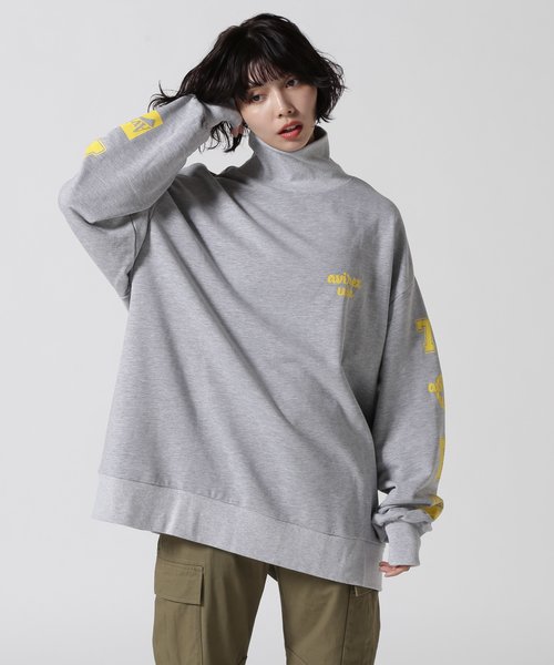 ≪WEB&DEPOT限定≫SWEAT SLEEVE PRINT PULLOVER／ スウェットスリーブプリントプルオーバー