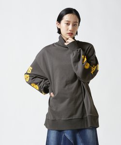 ≪WEB&DEPOT限定≫SWEAT SLEEVE PRINT PULLOVER／ スウェットスリーブプリントプルオーバー