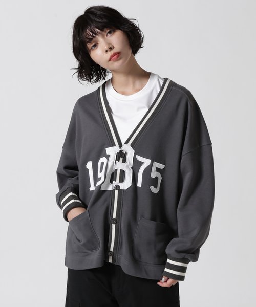 SWEAT PATCH CARDIGAN／ スウェットパッチカーディガン