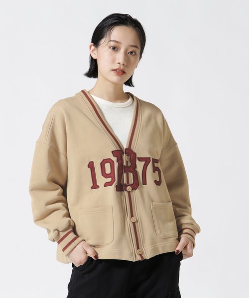 SWEAT PATCH CARDIGAN／ スウェットパッチカーディガン