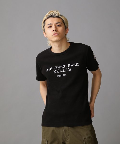 SHORT SLEEVE WAFFLE T-SHIRT USAF ／ 半袖 ワッフル Tシャツ USAF