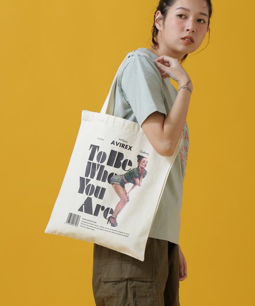 COLOR PIN UP GIRL TOTE BAG／ カラーピンナップガール トートバッグ