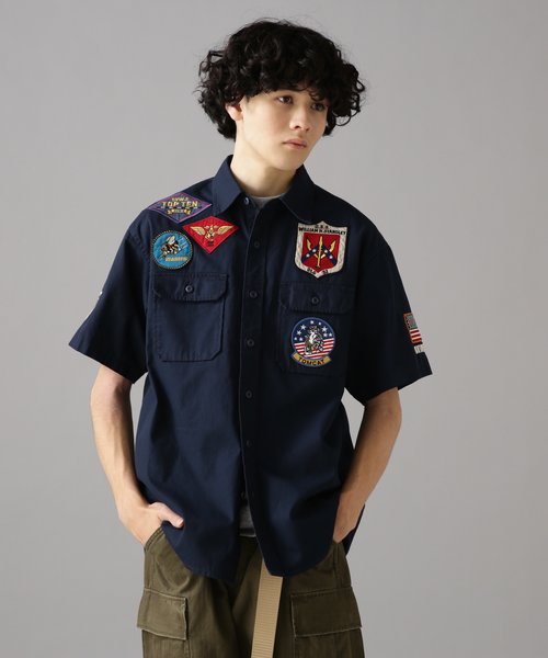 TOPGUN SHIRT SLEEVE SHIRT ／ トップガン 半袖 シャツ