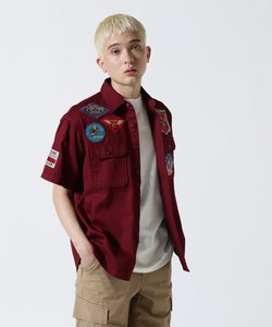 TOPGUN SHIRT SLEEVE SHIRT ／ トップガン 半袖 シャツ