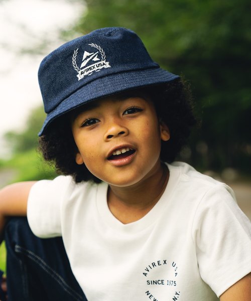 《KIDS》A STAR DENIM HAT／Aスター デニムハット／キッズハット