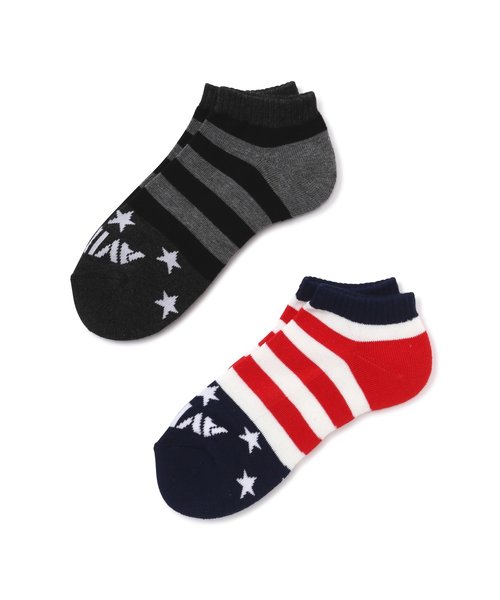 《直営店限定》USA ANCLE SOCKS／ USAアンクルソック／AVIREX／アヴィレックス