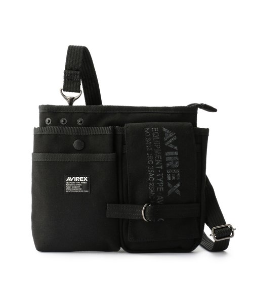 EAGLE POLYESTER WAIST BAG／イーグル ポリエステル ウエストバッグ／AVX342